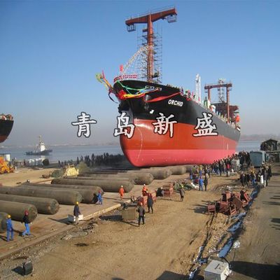 青島新盛優(yōu)質(zhì)船用氣囊 抗爆 韌性 耐用 高壓 船舶下水